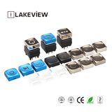 Short Travel Silent LED Illuminated Push Button Switch for Audio