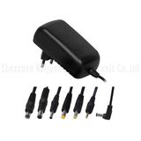 Customized AC Plug DC Connector Black Color 12V Power Adapter