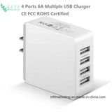 6A 4 Ports Multiple USB Charger