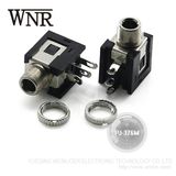 Wnre Female 3.5mm Audio Jack Mono Stereo Jack 3 Pin Pj-376m Phone Jack