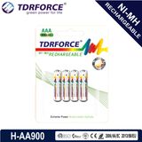 1.2V Rechargeable Low Self Discharge Ni-MH Battery (HR03-AAA 900mAh)