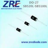 5A Sr520L Thru Sb5100L Low Vf Schottky Barrier Rectifier Diode Do-27 Package