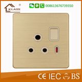 15A Electric Wall Socket Outlet with Saso Certificate