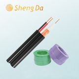 High Speed Digital Communication Coaxial Rg59 Cable Siamese