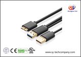 Micro USB 3.0 Y Cable Super Speed USB 3.0 a Male to Micro B Male