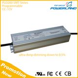 IP67 Grade 200W Outdoor 0-10V / Rset / PWM / Clock / DMX / Dimmable LED Driver
