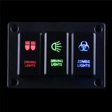 DC 12V Driving Light Panel Switch Rocker Switch for Toyota