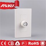 White Electrical Rotary Switch Dimmer Switch 220V, Bringhtness Dimmer Switch