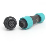 Circular Connector with Female Threaded Nut Receptacle IP68 Aviation Connector