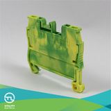 Grounding Type DIN Rail Spring Terminal Block with UL Ce
