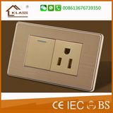 Classic Design Top Quality Stainless Steel Wall Switch Socket (CE Approval)