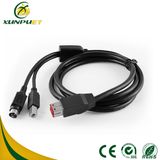 Nickel Plated 4 Pin Power USB Computer Charging Cable