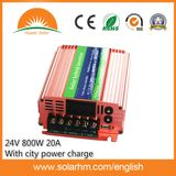 (HM-24-800) 24V 800W Hybrid Inverter Can with City Power