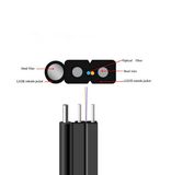 8 Core Butterfly Self-Supporting Flat Fiber Optic Drop Cable