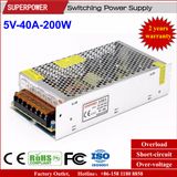 5V 40A 200W Switching Power Supply for LED Display Screen