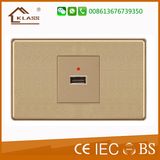 White PC Wholesale Wall USB Socket with Ce Certificate
