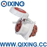 Cee/IEC IP67 4 Pins 125A 400V 3 Phase Waterfproof Industrial Socket (QX1457)