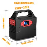 100-Watt Portable Generator Power Inverter Home Camping Emergency Power Supply