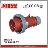 IP67 5p 16A Plug for Industrial with Ce Certification