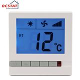 Adjustable Remote Control Fan Coil Unit Central Air Conditioning Thermostat