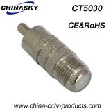 CCTV Male RCA to Female F Adapter (CT5030)