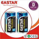 Over 2200 Mins' Duration High Discharge Rate Lr20 D Alkaline Battery with Eastar Factory