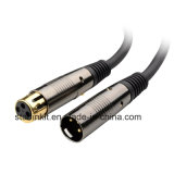 Gold Plated XLR Male to Female Microphone Cable