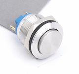 High Round 16mm Waterproof Stainless Steel Push Button Switch