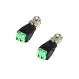 Coax Cat5 to CCTV Coaxial Camera BNC Male Video Balun Connector
