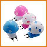 LED EU Plug Mushrooms Sensor Wireless Energy Saving Night Light