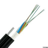 Outdoor Aerial 24 Core Self Supporting Optical Fiber Cable with Stranded Wires Messenger