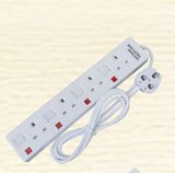 13A Plug 4 Way 4ganguniversal Multi Adaptor with Switch