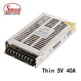 Smun SMB-200-5 200W 5VDC 40A Thin Switching Power Supply SMPS