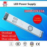 12V 25A LED AC/ DC single output SMPS Switching Power Supply 300W for LED lighting slim