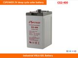 Cspower 2V400ah Deep Cycle Gel Battery for Solar Power System, China Supplier