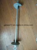 Earth Screw Driven Power Line Hardware Helix Socket Self Color Ground Helical Earth Anchor