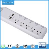 Z-Wave 5 Outlet Socket Strip with USB (ZW1505)