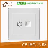 High Quality Best Price Satelite Socket + Tel Socket
