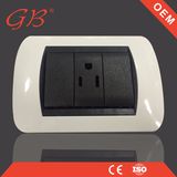 South American Electrical Wall Switch Socket Power Socket