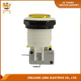 Lema Pbs-001 34mm Yellow Push Button Micro Switch for Game Machine