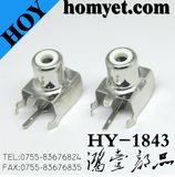 RCA Port/RCA Connector in White (HY-1843)