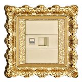 Brass Wall Data Socket / Broadband Socket / Wb Socket