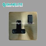 High Quality Stainless Steel 15A Round-Pin Socket with Ce