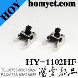 Hot Sale 6*6mm Right Angle Through Hole Switches Tact Switch (HY-1102HF)