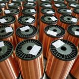 off-White Enameled Copper Clad Aluminum Wire