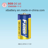 1.5V Farer Super Alkaline Dry Battery (Lr14 Am2, C) No Leakage