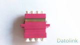 Om4 LC LC Quadruplex Fiber Optical Adapter