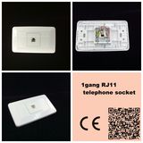 South American USA Gang/Way ABS Wall Switch with Neon (118Z-003)