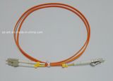 LC-LC Dx Fiber Optic Patchcord for Multimode PC Connector