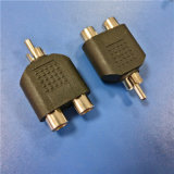 1RCA Male to 2RCA Female a/V Connector (A-027)